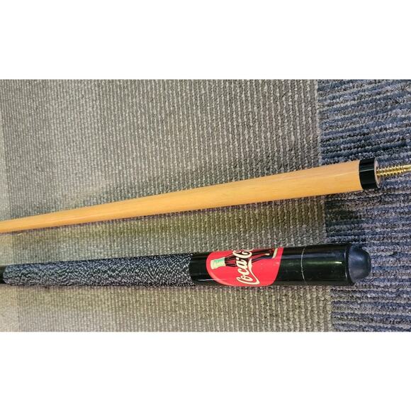 1999 Coca-Cola Pool Cue Stick 2-Piece 58" Pool Cue Nice Cond. - Picture 9 of 10